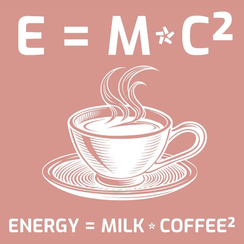 Kaffeetrinker Kaffeeformel E=MC2