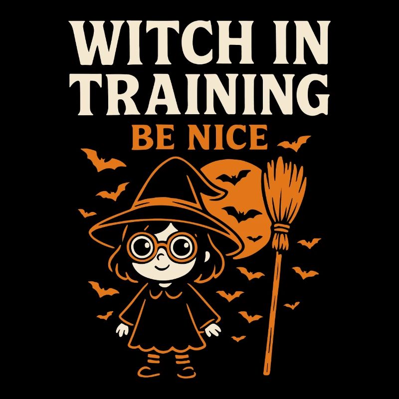 Witch In Training Be Nice Halloween Costume