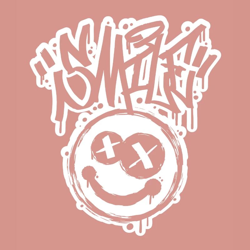 Smile Face Graphitti Letters
