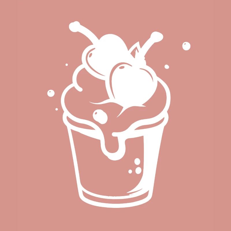 Dessin de coupe glacée