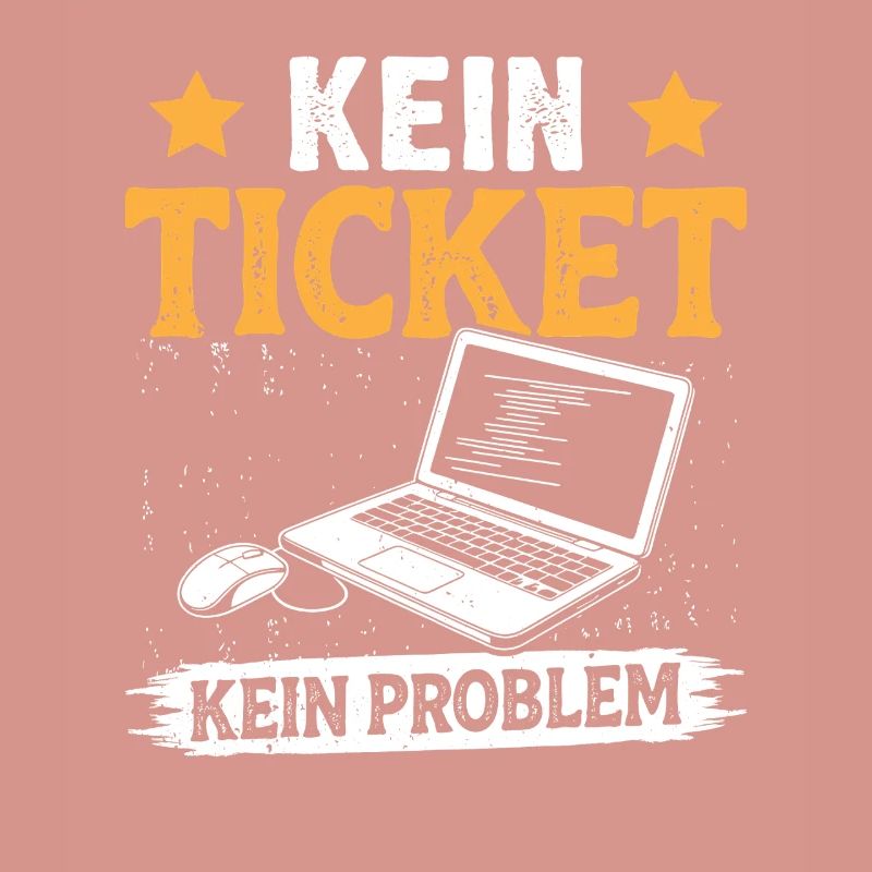 Nerd Computer NO TICKET NO PROBLEM FUNNY