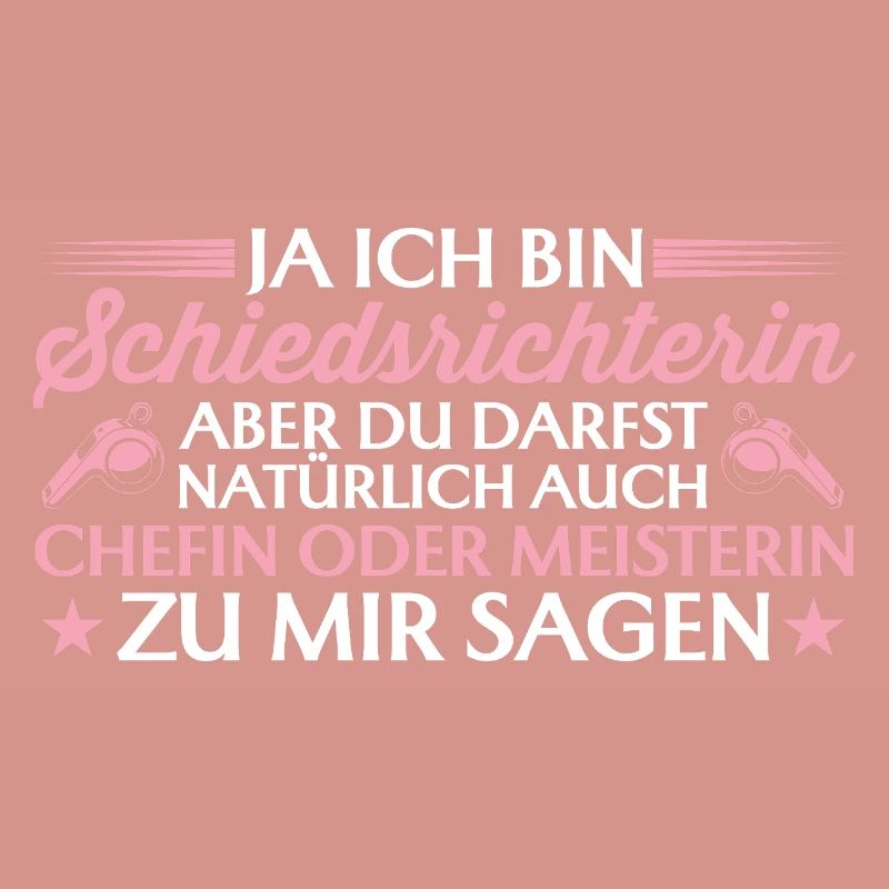 Schiedsrichterin Chefin oder Meisterin - Schiri
