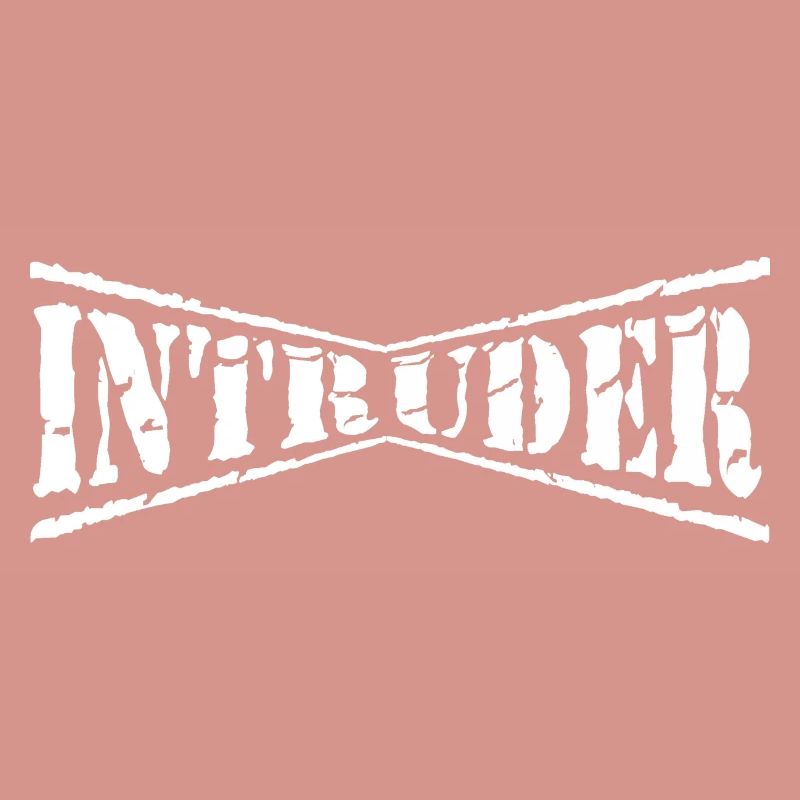 intruder hacker eindringling clan sticker computer