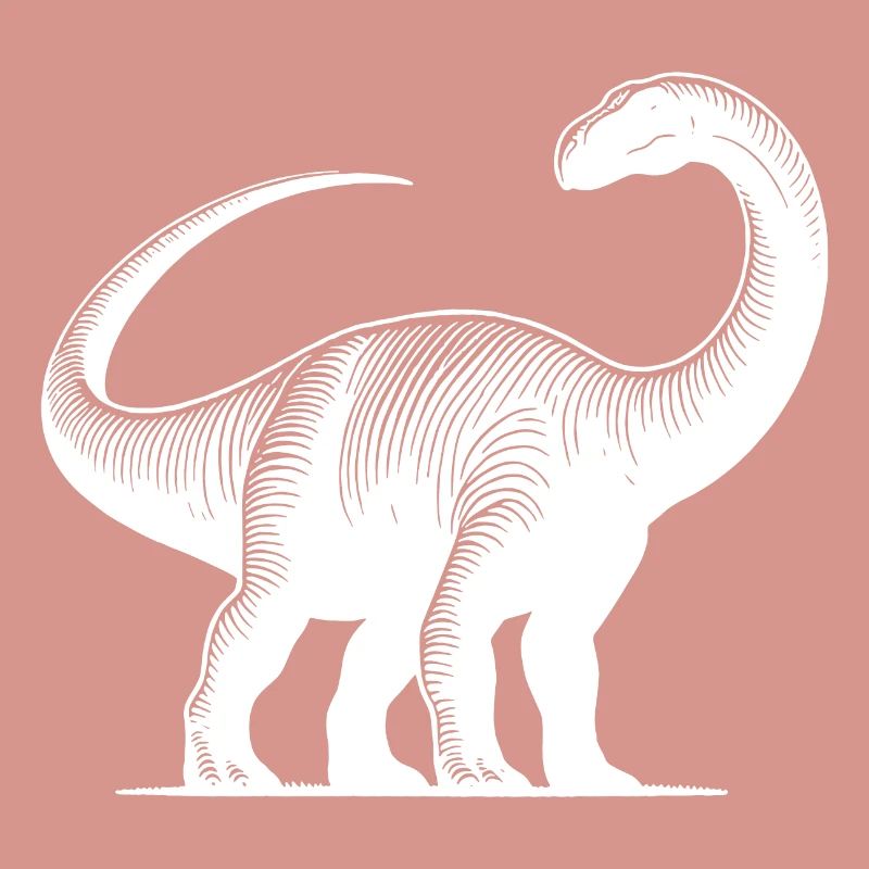 Gewaltiger Brachiosaurus Dino Dinosaurier