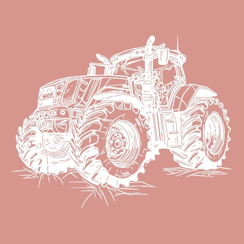 Große Acker Zugmaschine Farm Ernte Traktor
