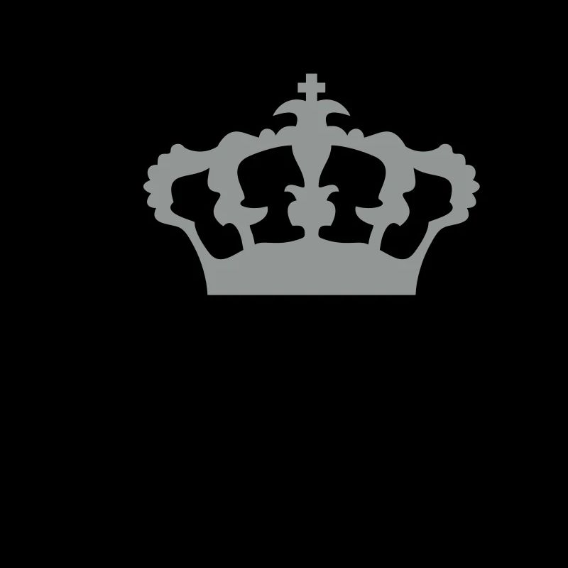 king crown design textlogo cool