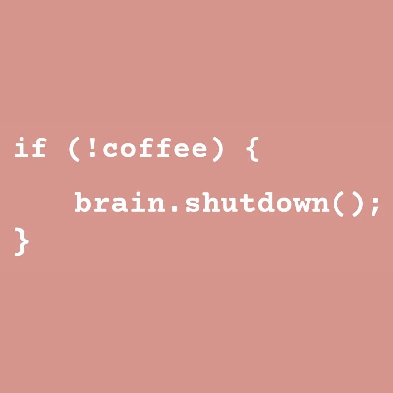 Code Coffee Crisis Funny Programmer Humor Gift