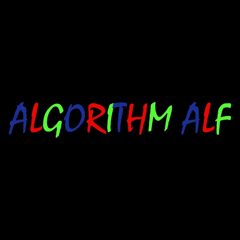 Algorithm Alf – Colorful Typography