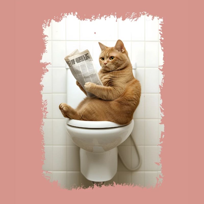Drôle de chat chat propriétaire de chat Loo Cat Pet