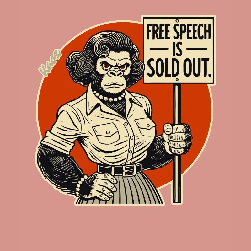 Gorilla with a shield: Freedom of expression sold out