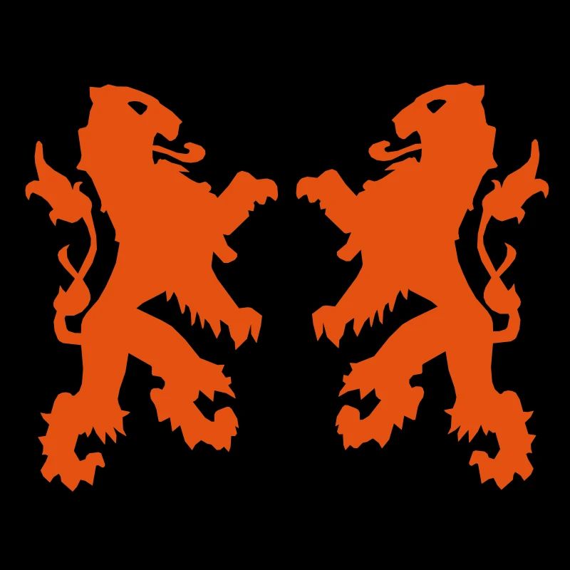 twee leeuwen