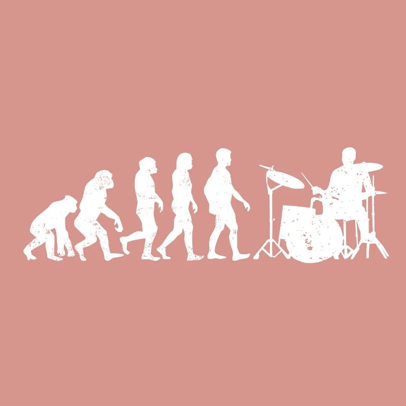 Drummer évolution cadeau batterie batteur
