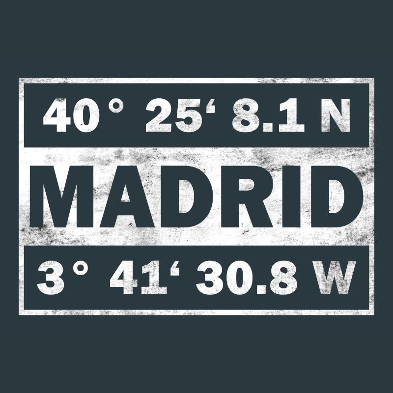 Madrid coordinates Spain Madrid