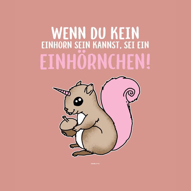 Einhorn Eichhörnchen Geschenk Einhörner
