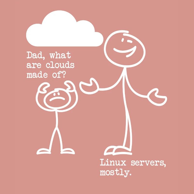 De quoi sont faits les nuages? Serveurs Linux principalement!