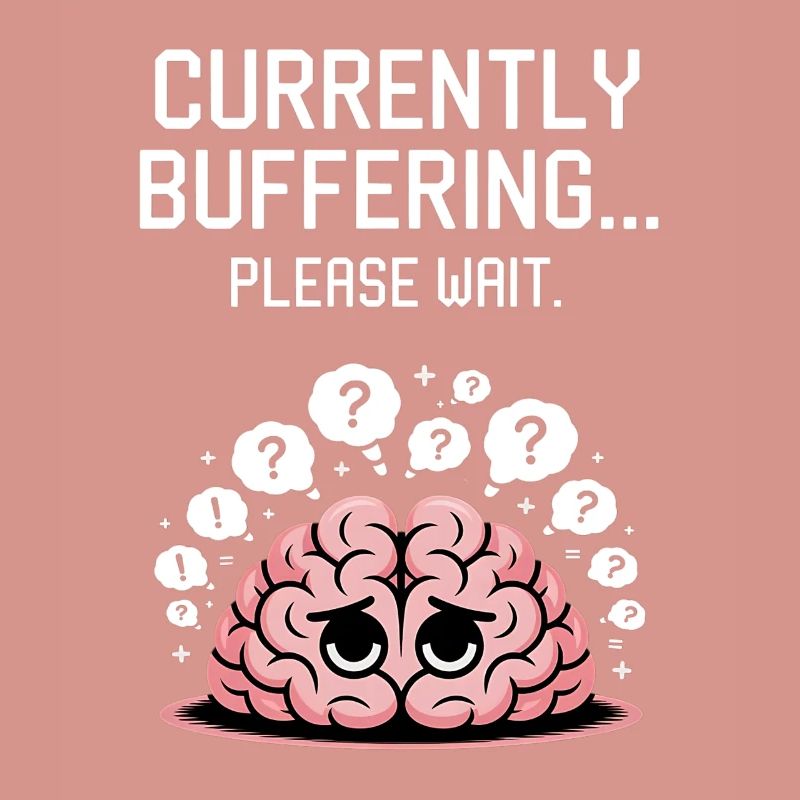 Funny Brain Thinking Saying