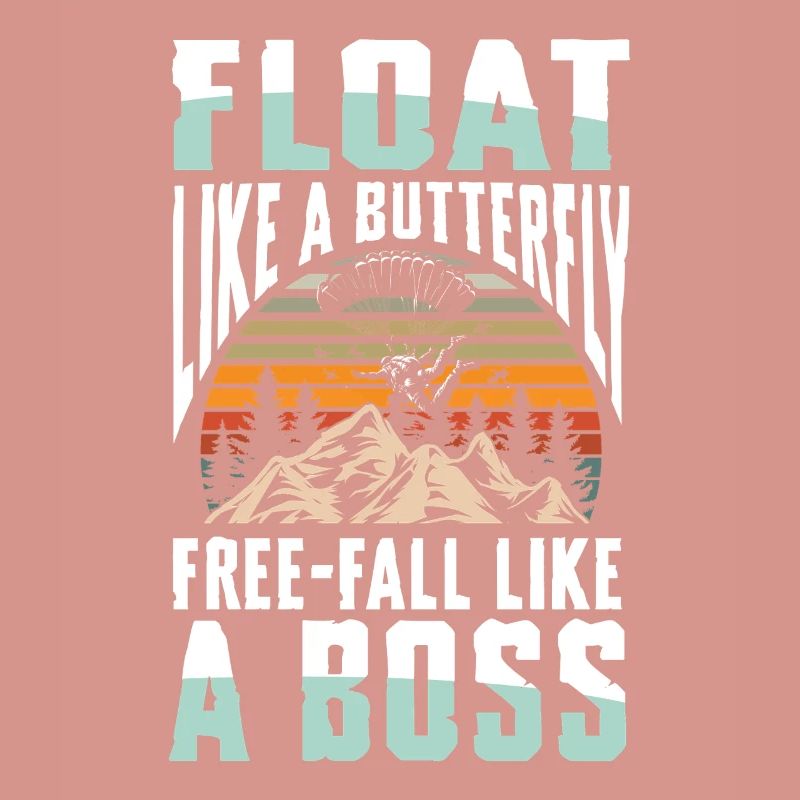 Float like a butterfly, free fall like