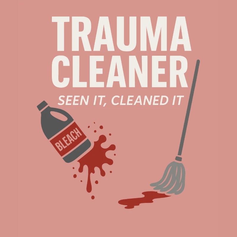 Forensic Cleaner Dark Humor Tatort Biohazard