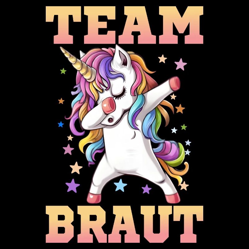Einhorn Team Braut