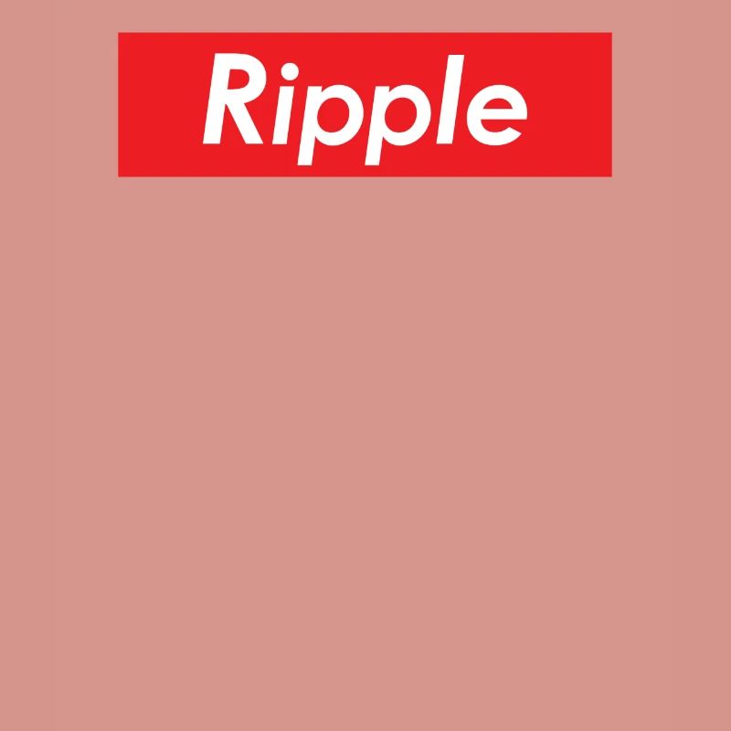 Rectangle rouge Rectangle Cryptocurrency XRP Blockchain