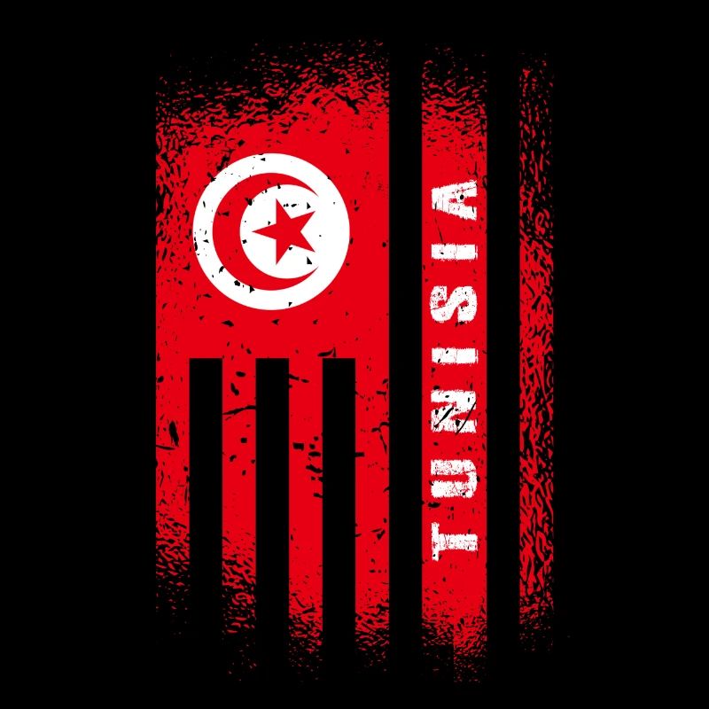 Tunisie drapeau / Cadeau Tunis