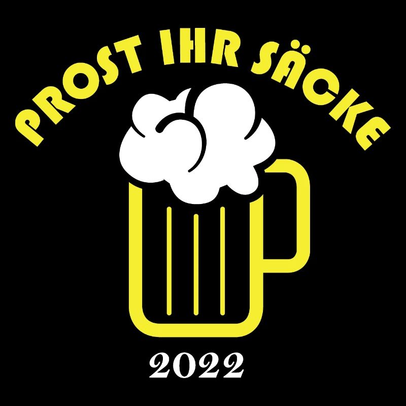Prost ihr Säcke Bier Symbol Logo icon Fest Feier