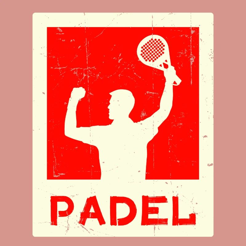 Freizeit Training Spieler Spruch Schläger Padel