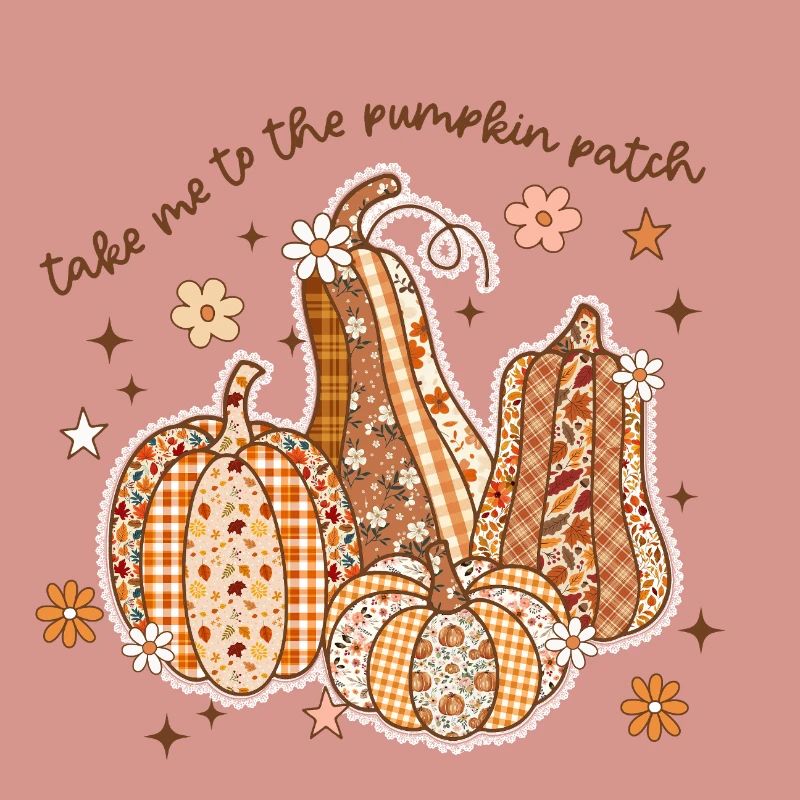 Patchwork Kürbis Patch