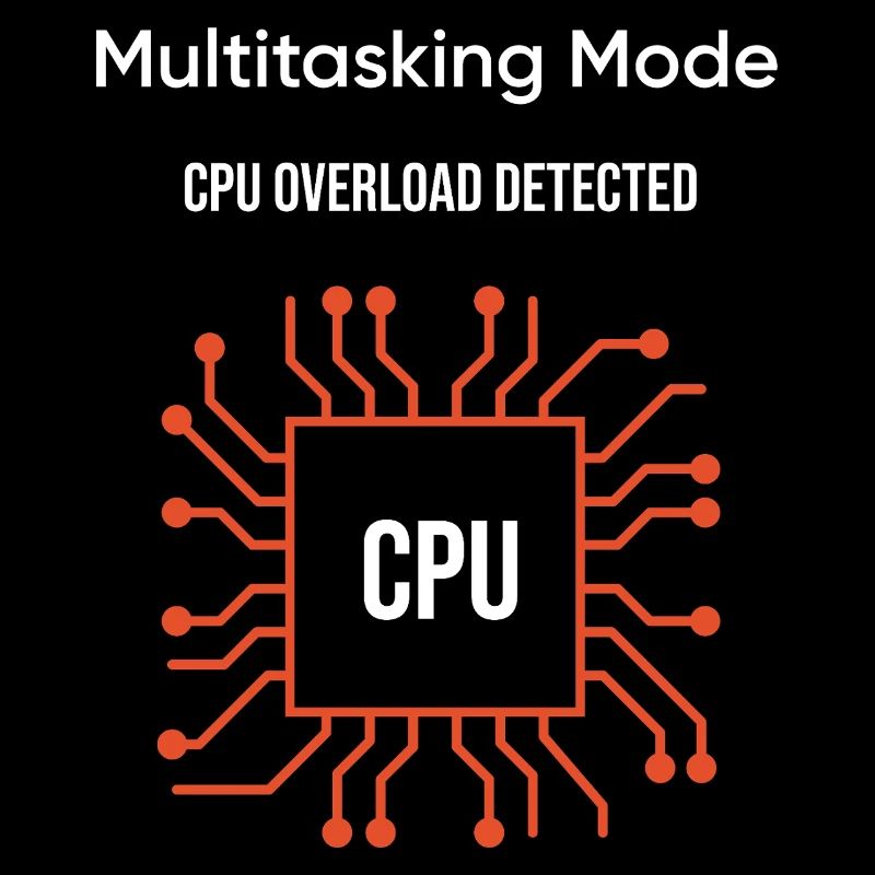 Multitasking-Modus – CPU-Überlastung erkannt