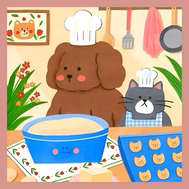 Cute Baker Illustration