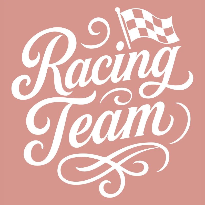 Drapeau de course de l’équipe de course