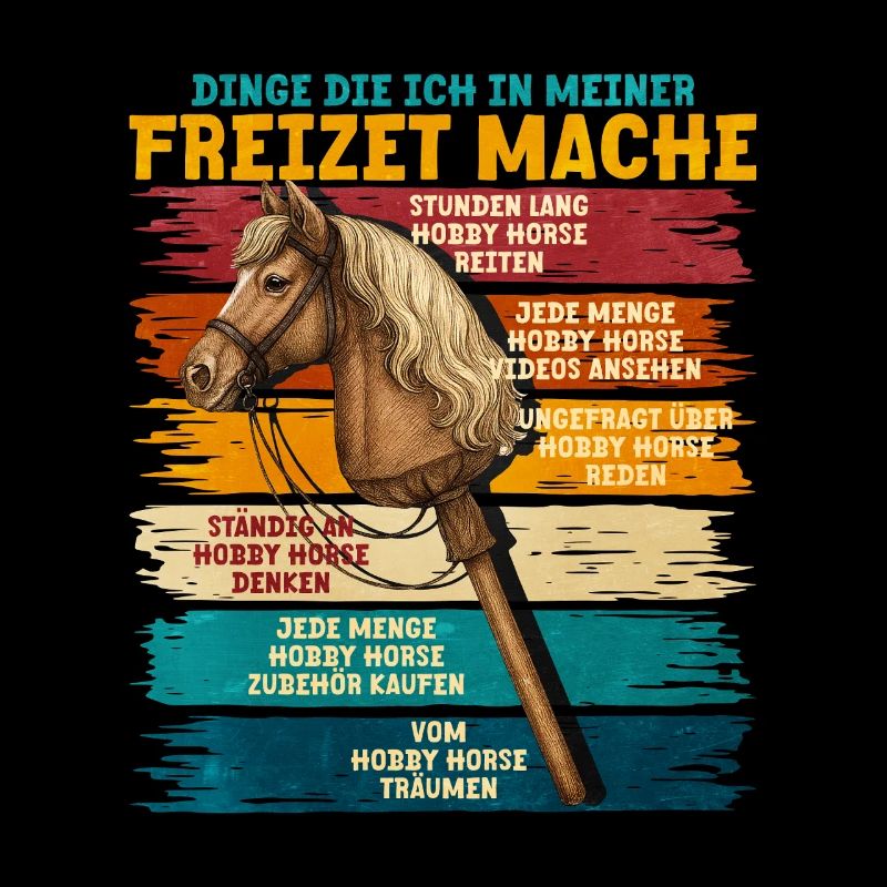 Freizeit Hobbypferd Spruchband