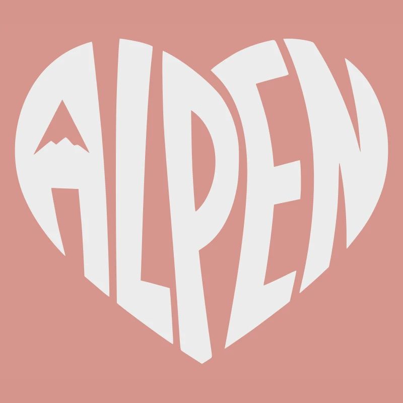 Alpine Heart Design - Couleur de design variable