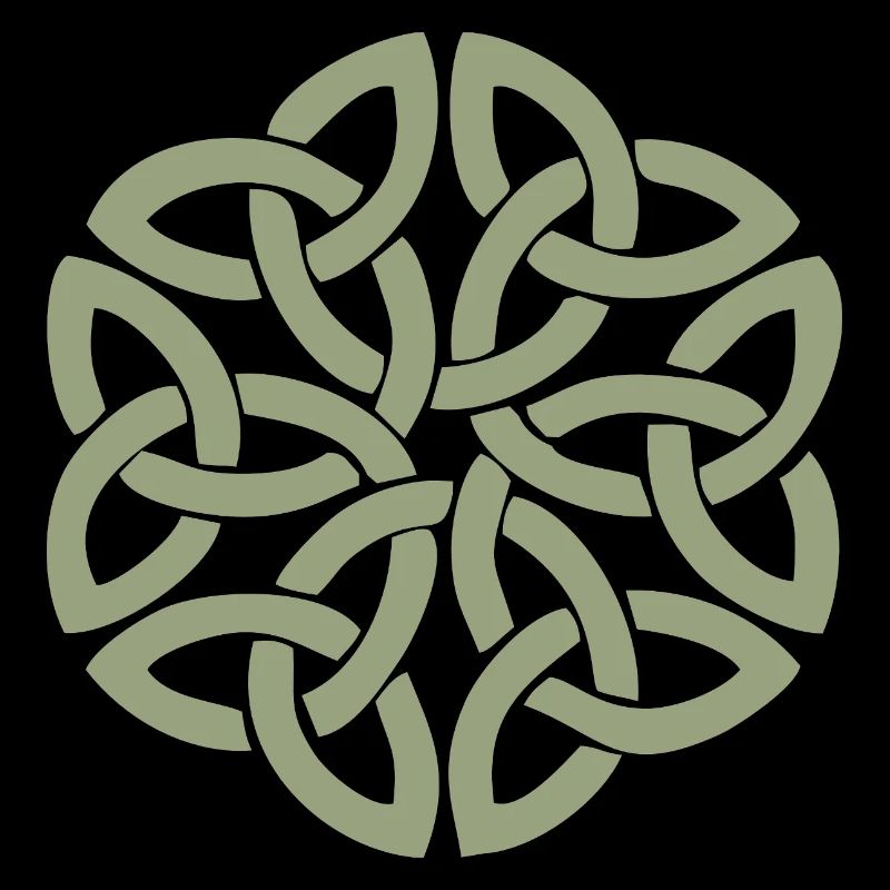 Circular Celtic Knot Interlace