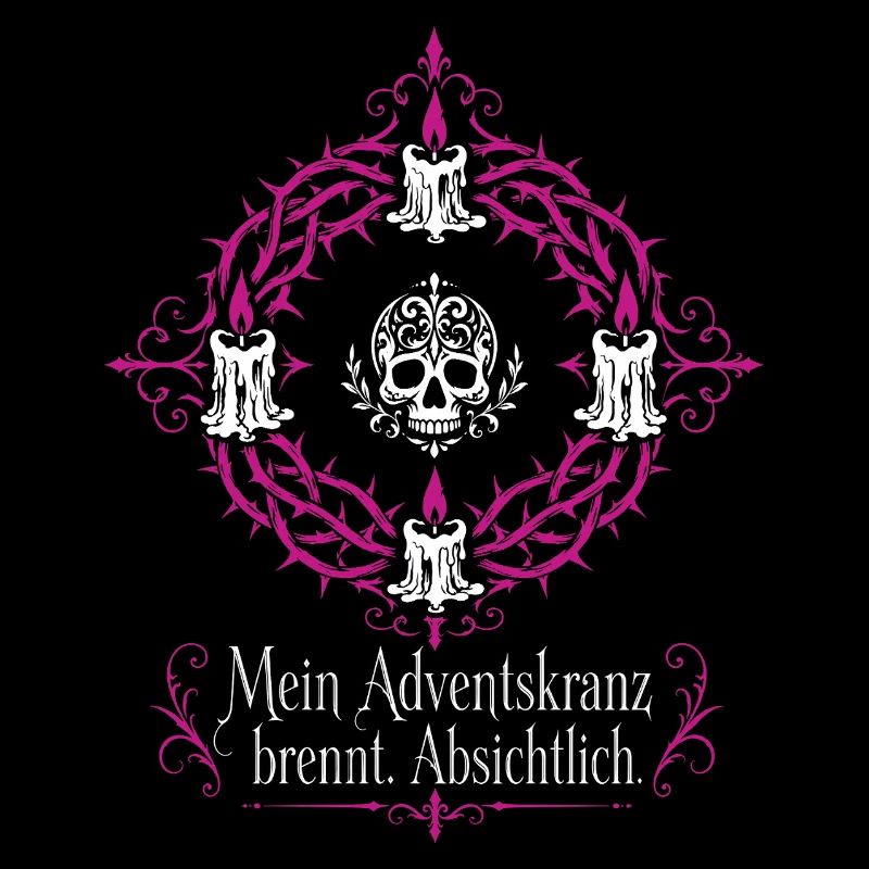 Adventskranz brennt absichtlich — Gothmas