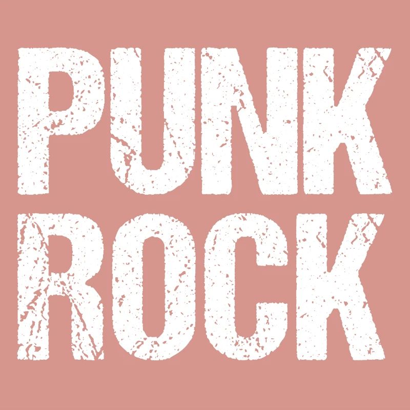 Punk Rock Distressed Typography