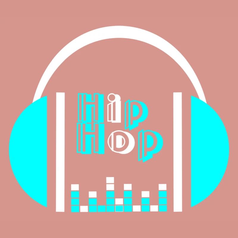 Neonkopfhörer mit Equalizer-Design