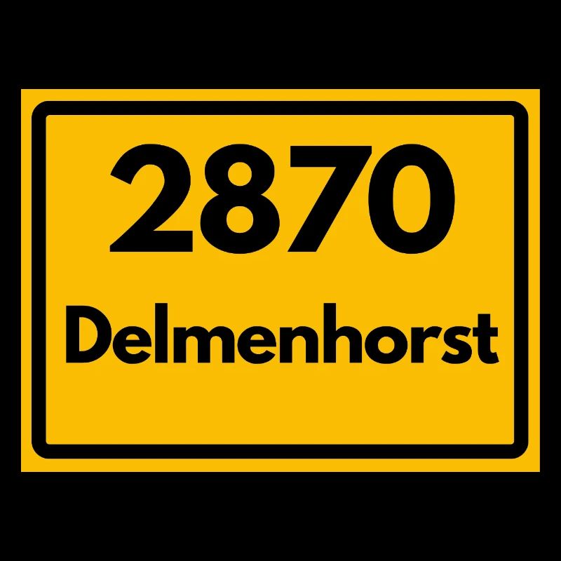 ANCIEN CODE POSTAL RÉTRO 2870 DELMENHORST