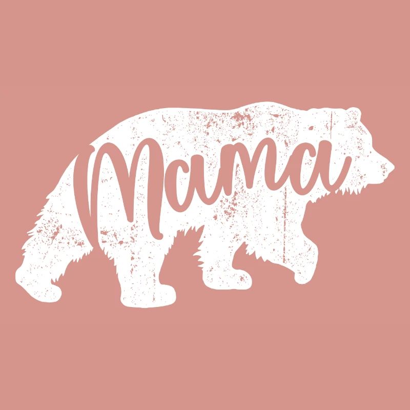 Mama Bear Script Logo
