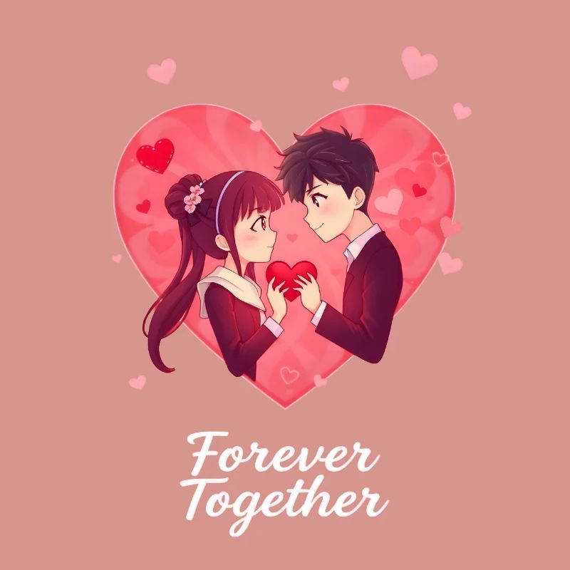 Conception d’anime pour la Saint-Valentin
