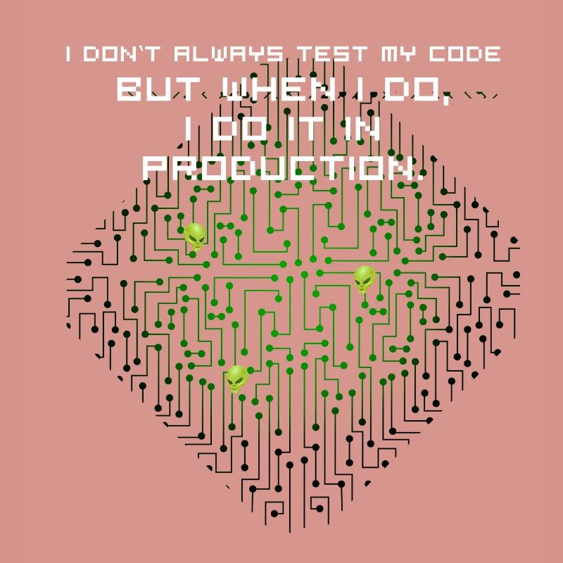 test code nerd joke spruch pc programmierer geek i