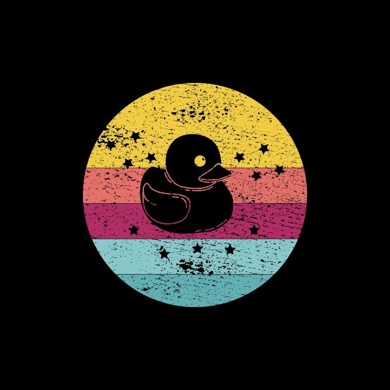 Bath Duck Retro