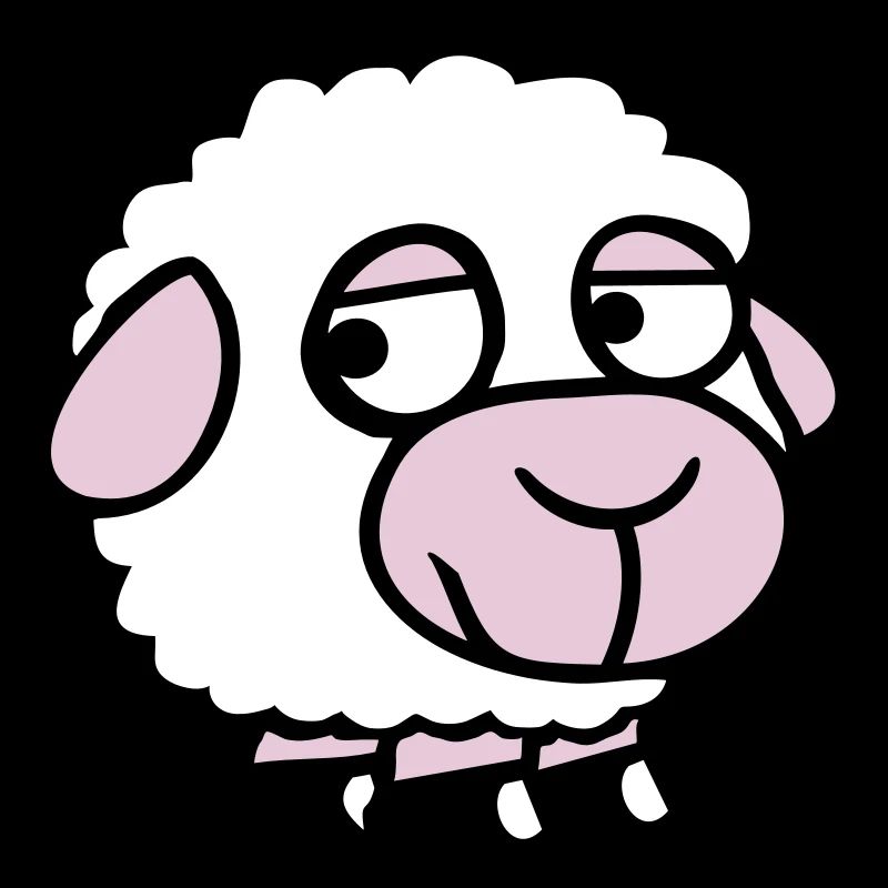 Mouton Triste Timide Introverti Malheureux