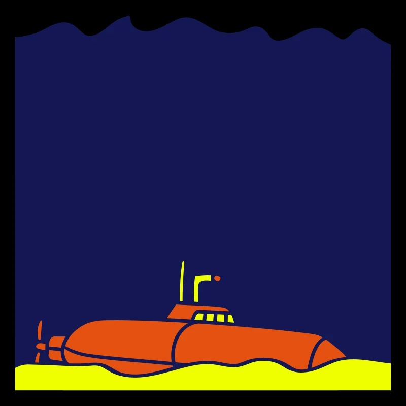 Sous-marin coulé échoué