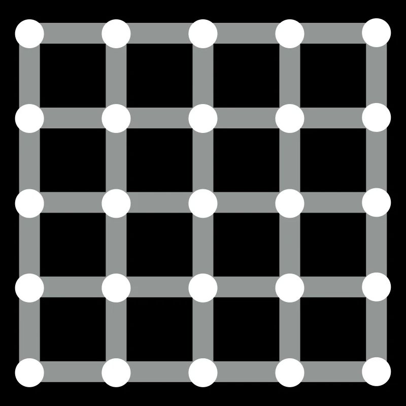Optical illusion, Find the black dot!