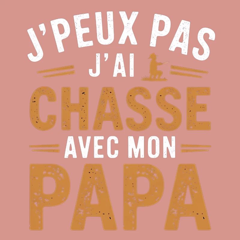 chasse avec mon papa