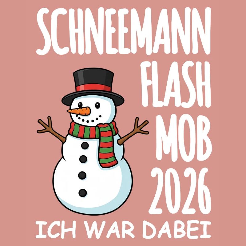 Snowman flash mob
