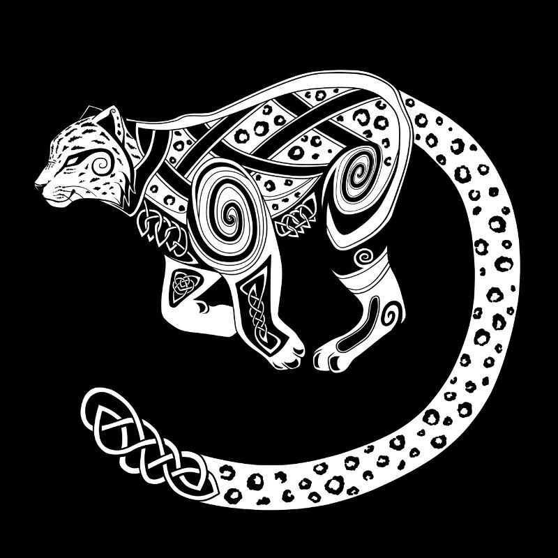 Keltischer Schneeleopard / Celtic Snow Leopard