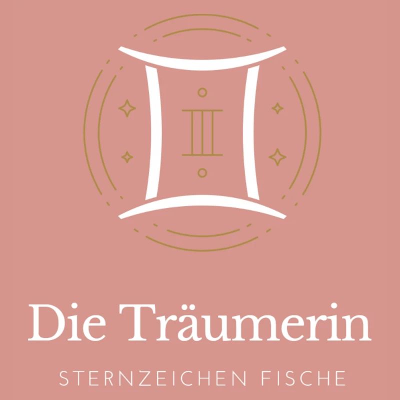 Pisces Träumerin Sternzeichen Muster