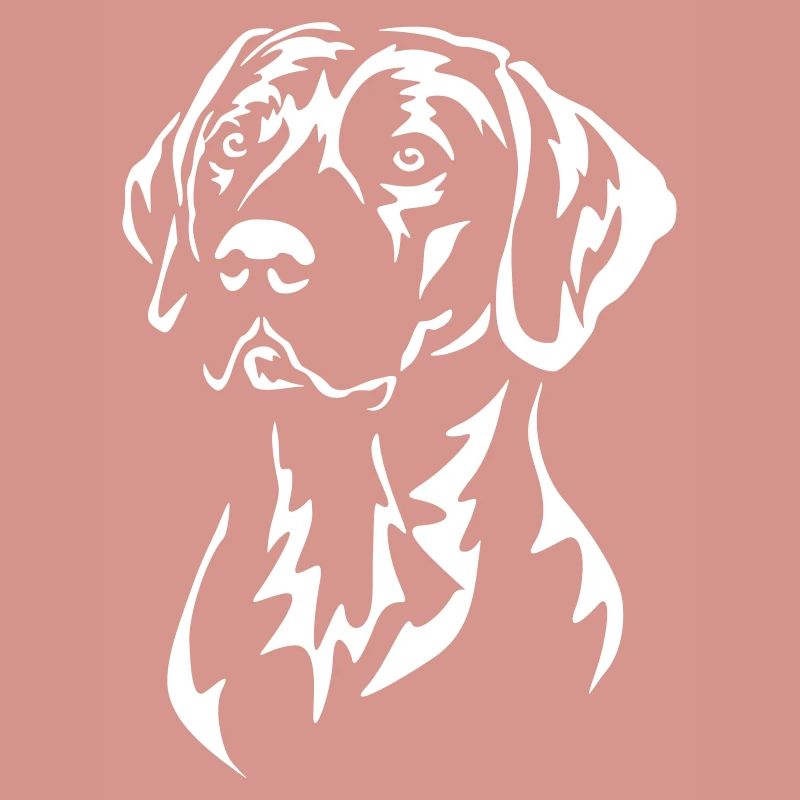 Rhodesian Ridgeback Head "Black Edition"